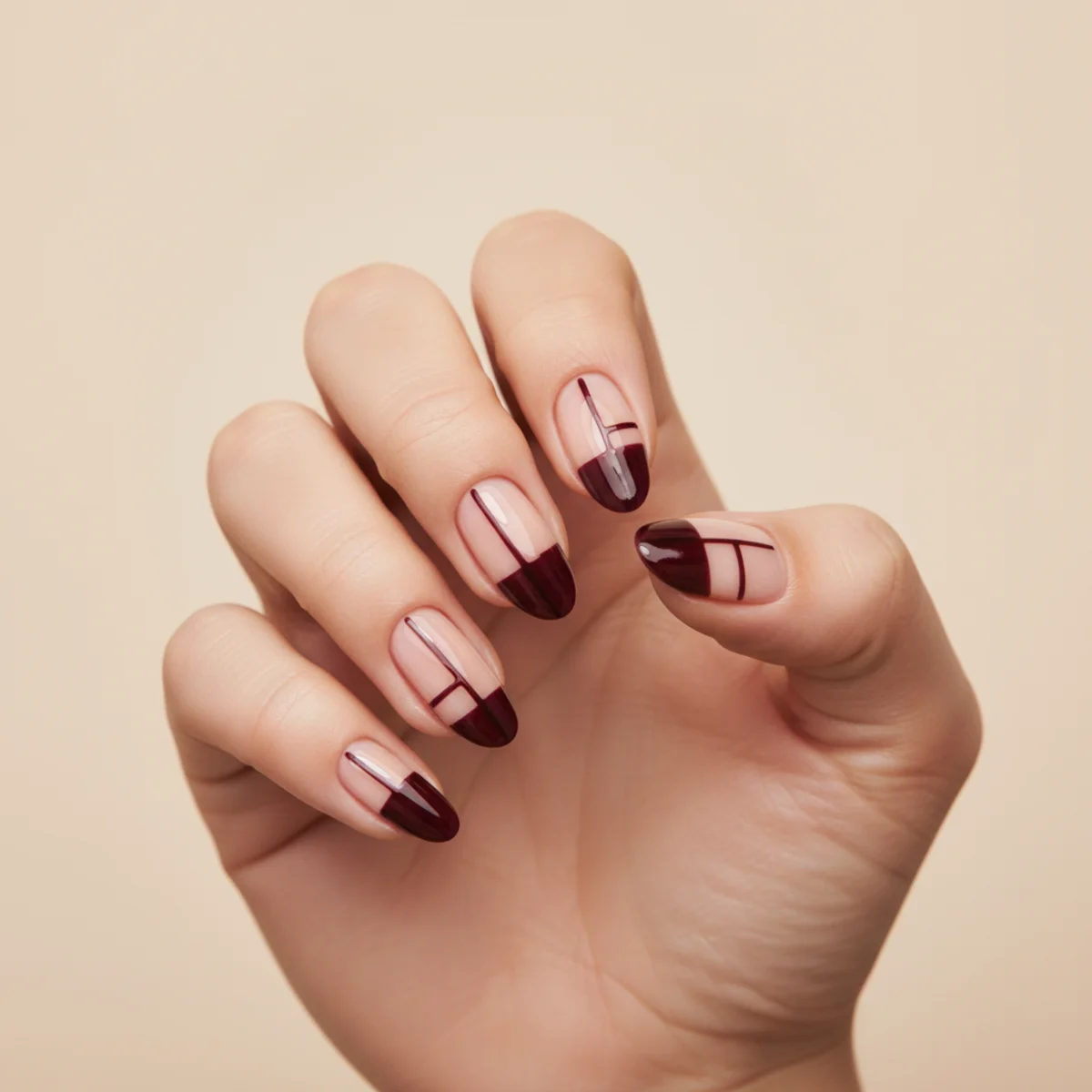 Pearl-Set Tip Winter — winter nail design ideas
