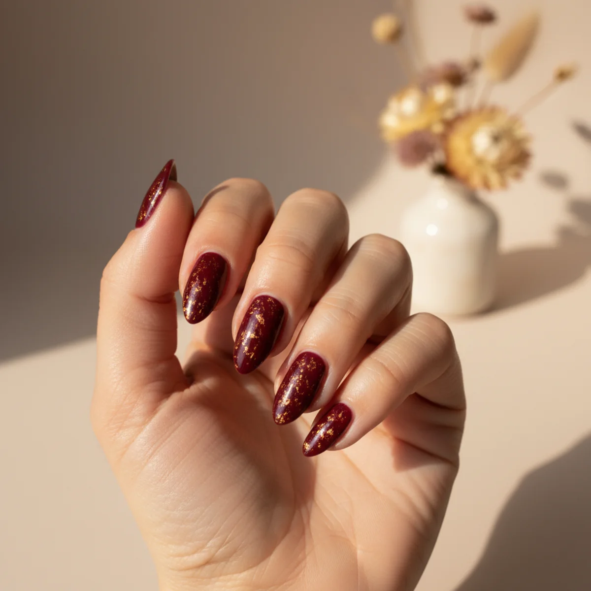 Ice Aurora French — winter nail design ideas