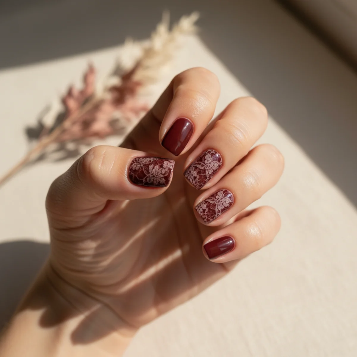 Sheer Silver Foil — winter nail design ideas