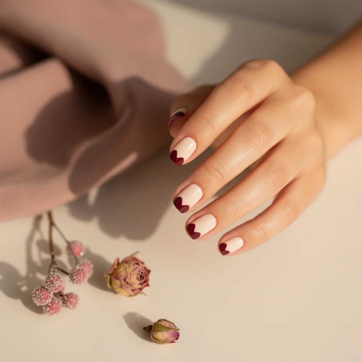 Crystal Halo Winter — winter nail design ideas