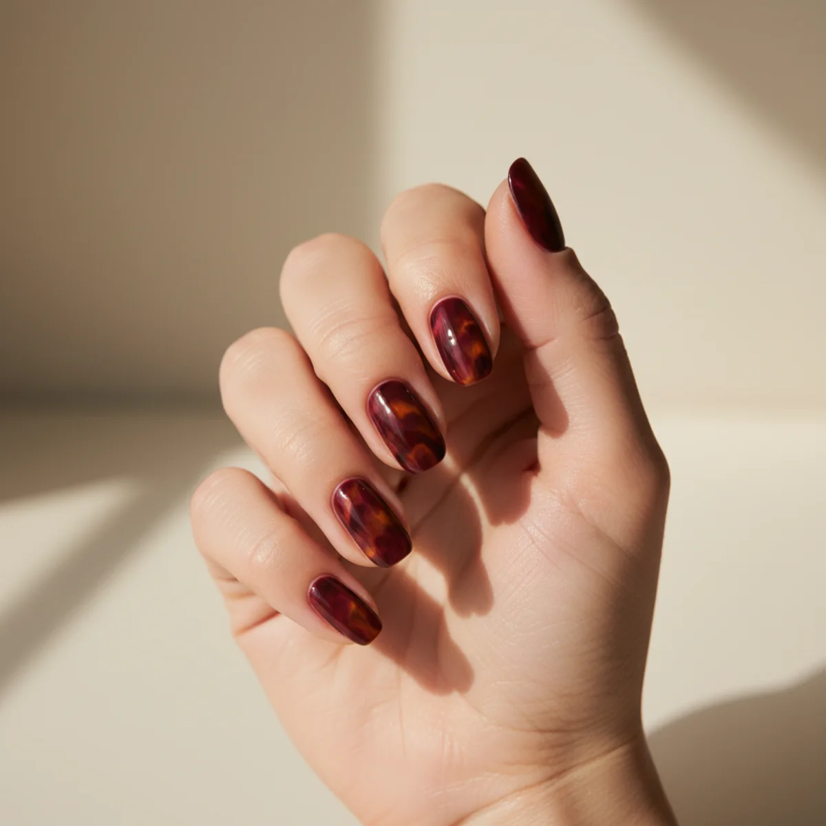 Icy Chrome Mirror — winter nail design ideas